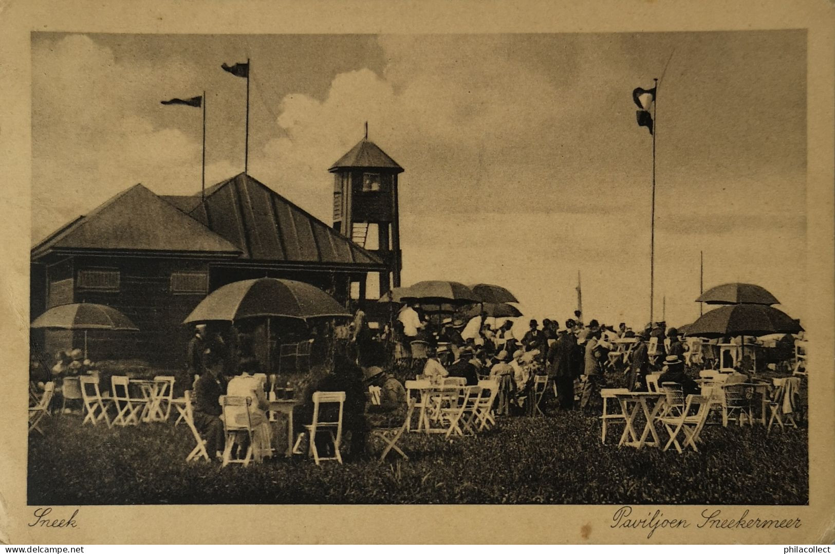 Sneek // Paviljoen Sneekermeer 1936? - Sneek