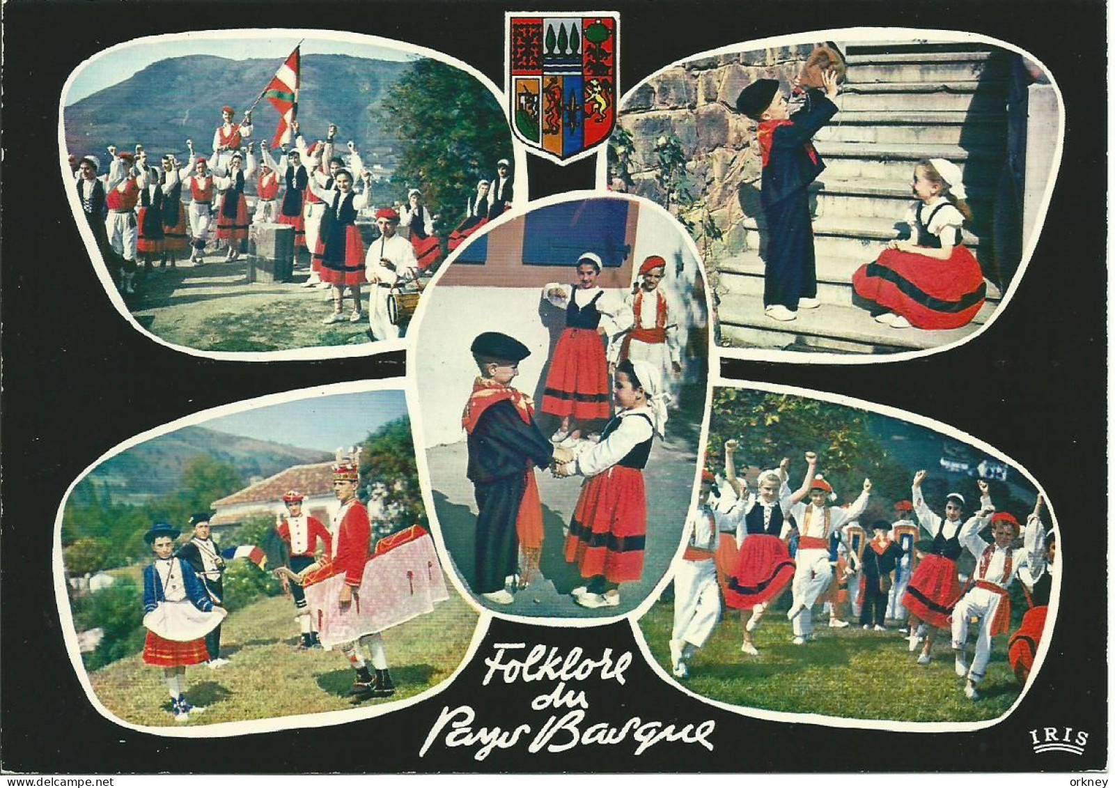 Spanje 108 Folklore De Pays Basque - Colecciones Y Lotes