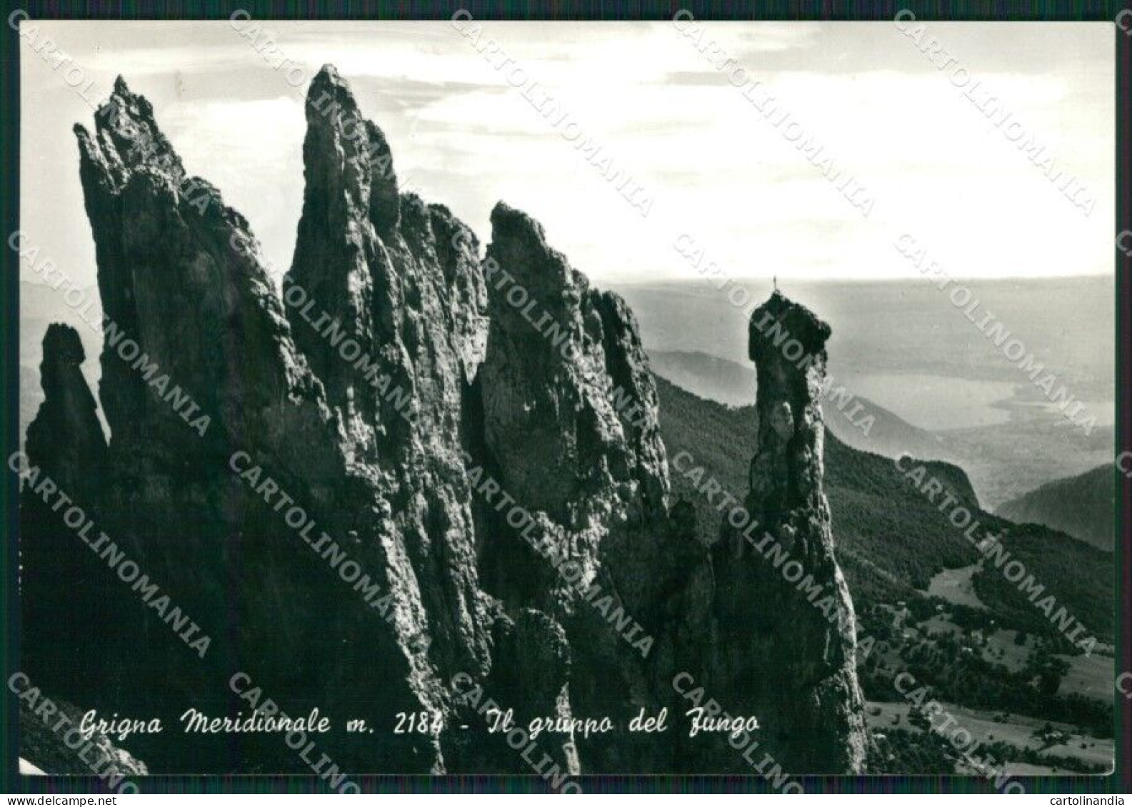 Lecco Grigna Meridionale Gruppo Del Fungo Foto FG Cartolina KB3769 - Lecco