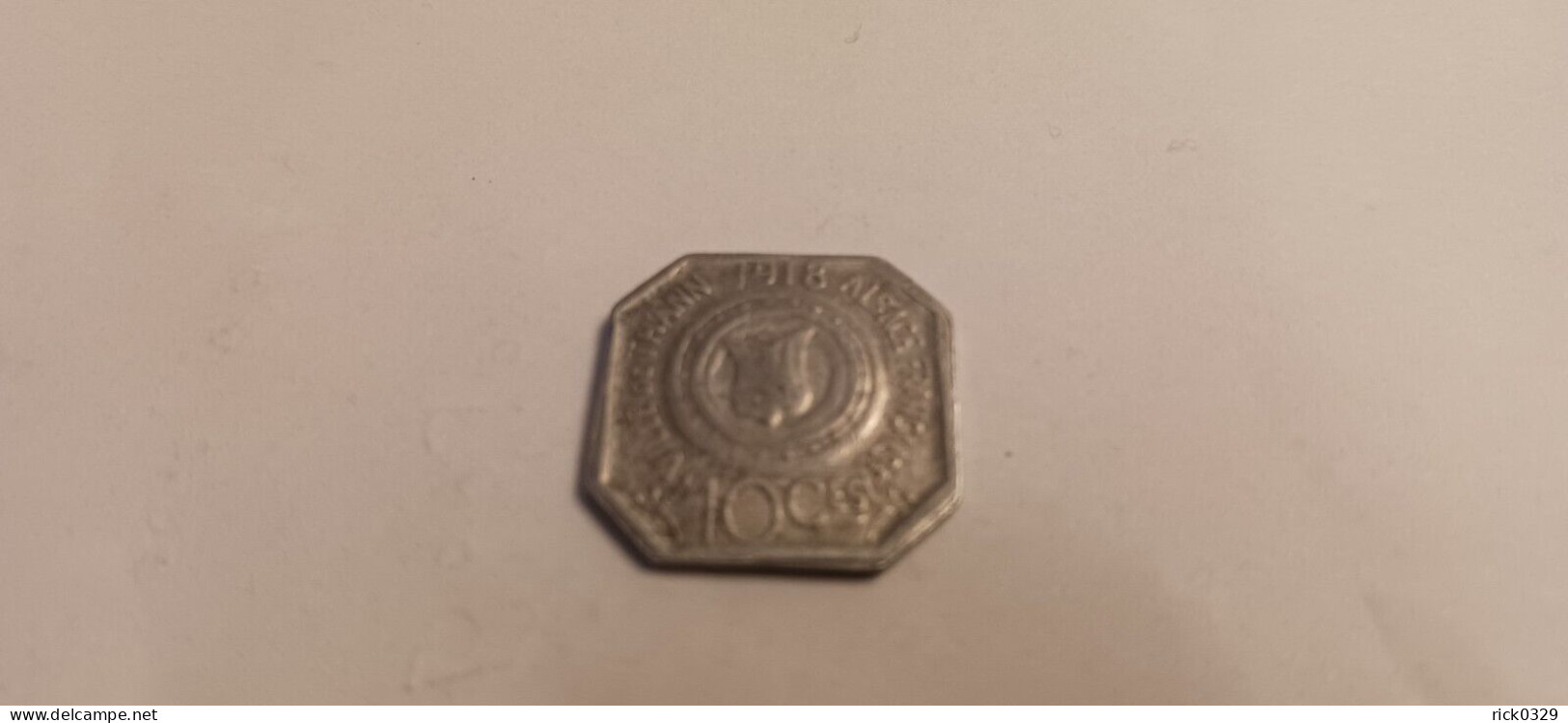 10 Centimes Thann 1918 - Monetari / Di Necessità