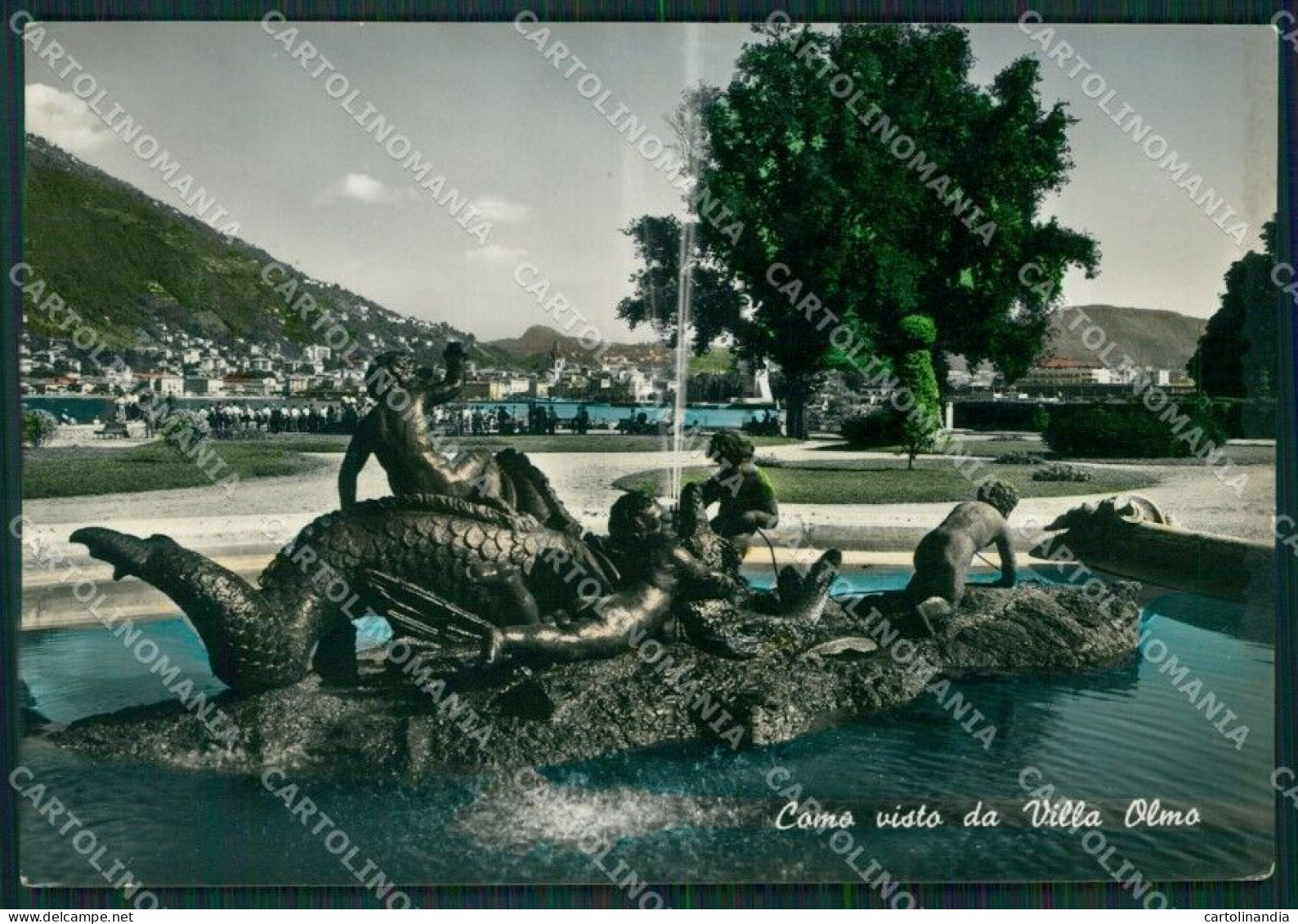 Como Città Lago Di Villa Olmo STRAPPINO Foto FG Cartolina KB3786 - Como