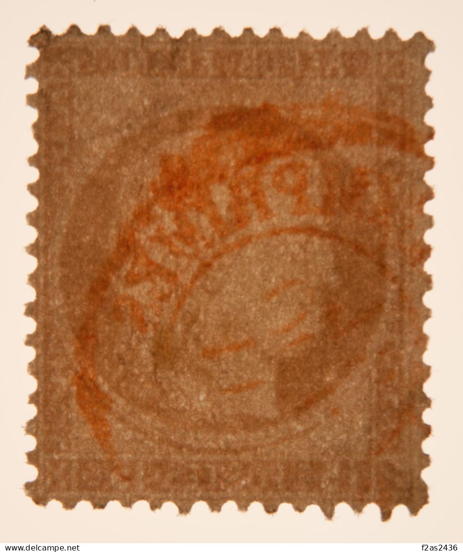 1873 - Cérès Gros Chiffres 15c.bistre - Càd Rouge Des Imprimés- YT 55 (cote 20€) - 1871-1875 Cérès