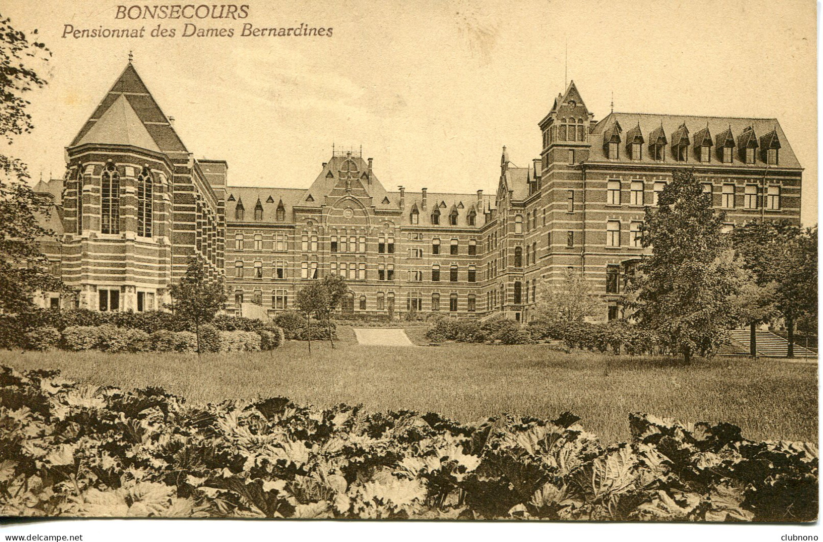 CPA - BONSECOURS - PENSIONNAT DES DAMES  BERNARDINES - Péruwelz