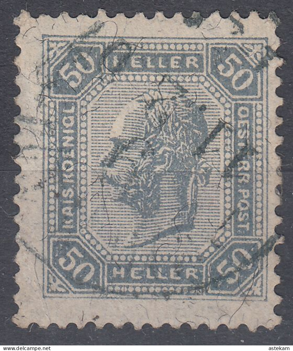 AUSTRIA 1905, KAISER FRANZ JOSEPH, MiNo 130A, SEPARATE USED STAMP From 50 HELLERS In GOOD QUALITY - Oblitérés