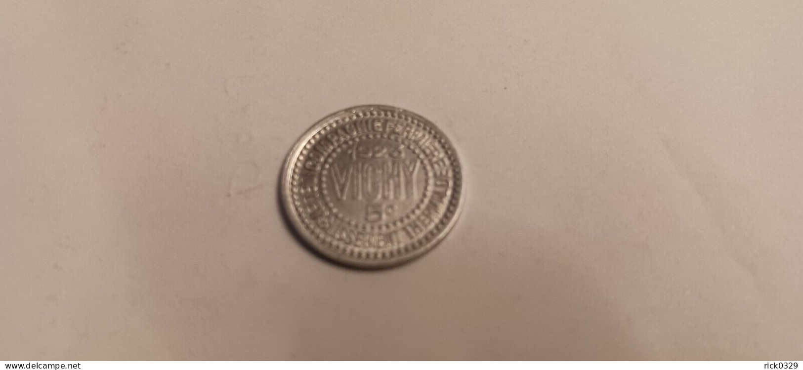 5 Centimes Vichy 1923 - Monedas / De Necesidad