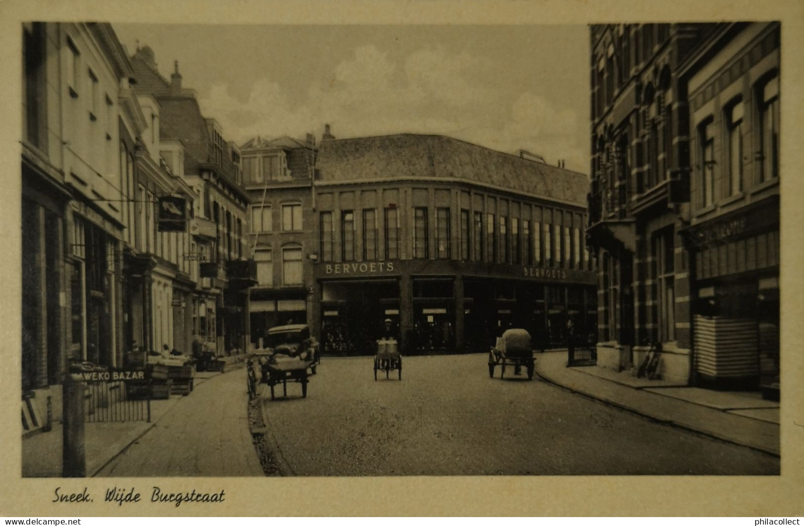 Sneek // Wijde Brugstraat (Bervoets) 1943 - Sneek