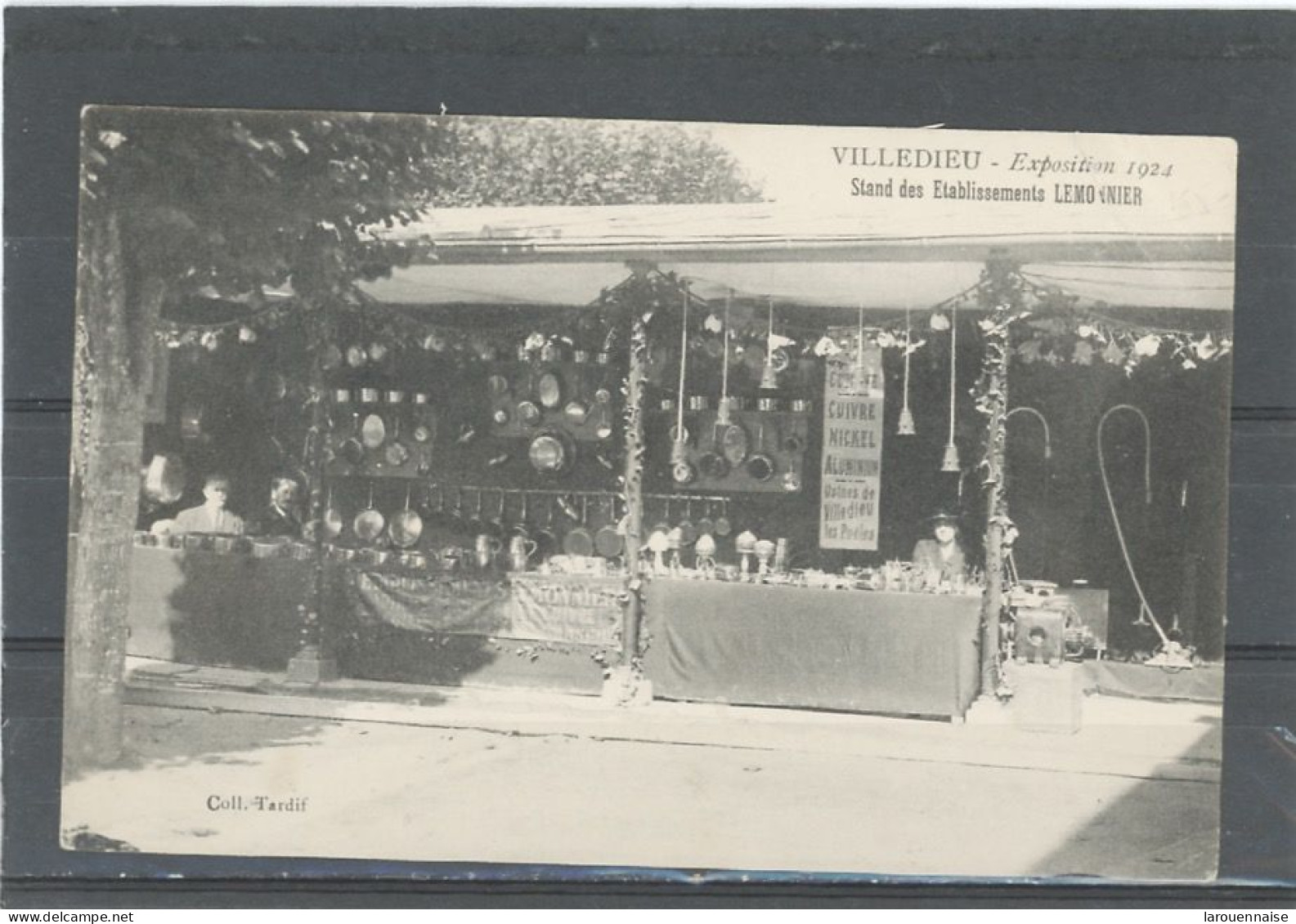 50-VILLEDIEU - EXPOSITION 1924 -STAND DES ETABLISSEMENTS LEMONNIER - Villedieu