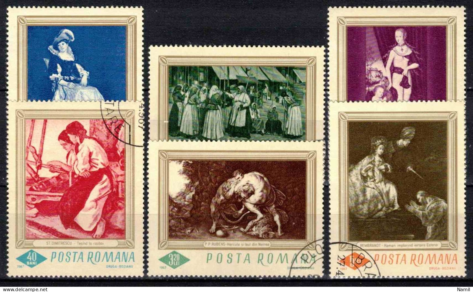 Roumanie 1967 Mi 2576-81 (Yv 2286-91), Obliteré - Used Stamps