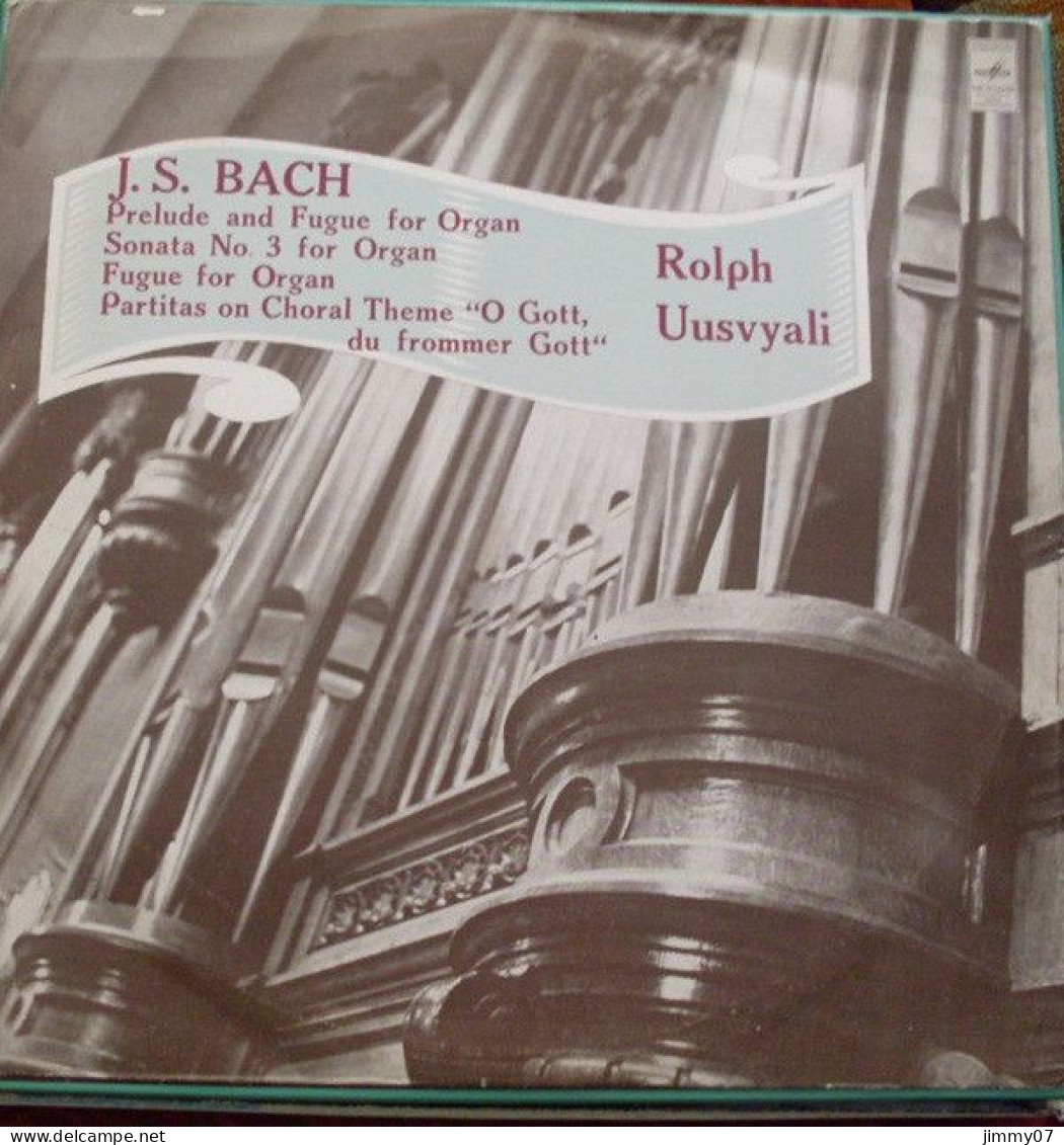 Rolf Uusväli, Johann Sebastian Bach - Prelude And Fugue For Organ (LP, Album) - Klassiekers