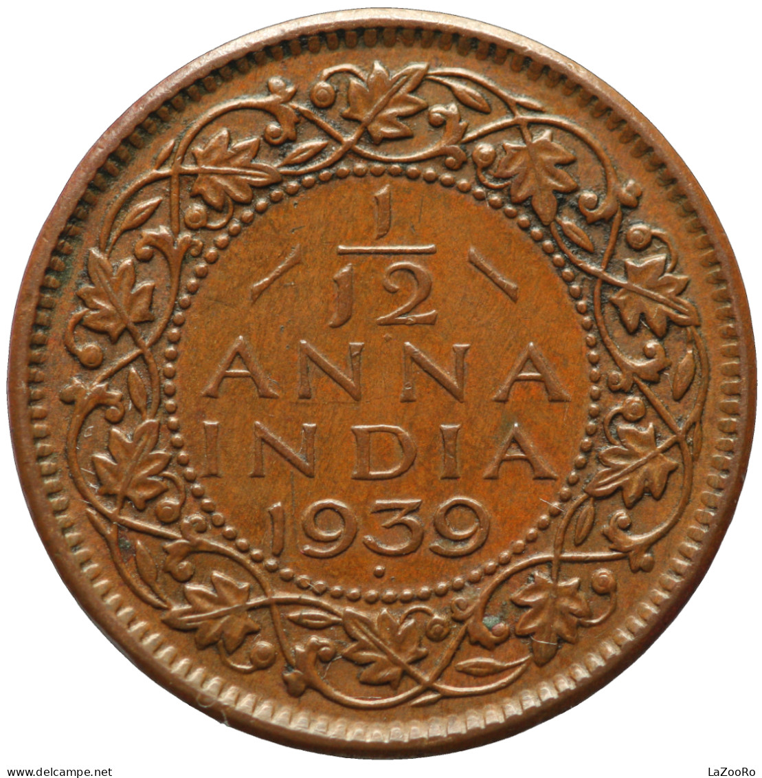 LaZooRo: British India 1/12 Anna 1939 UNC - Kolonies