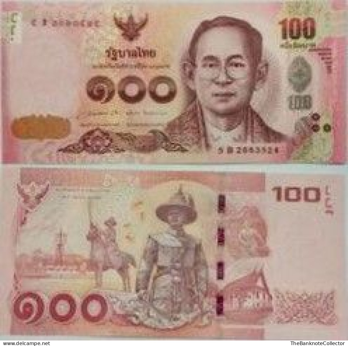 Thailand 100 Bahts ND2015 P-120 UNC - Tailandia