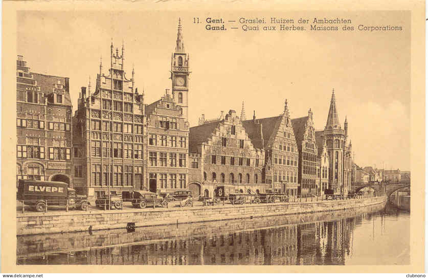 CPA - GAND - QUAI AUX HERBES, MAISONS DES CORPORATIONS - Gent