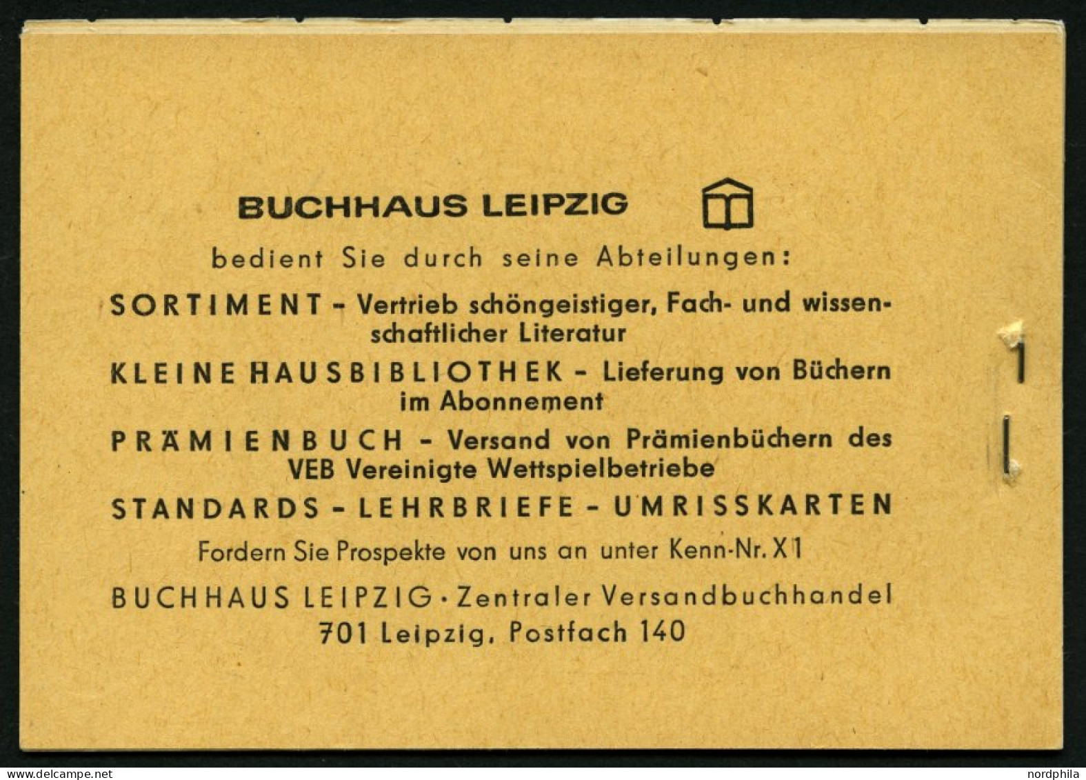 ZUSAMMENDRUCKE MH 4c2.1 , 1968, Markenheftchen Ulbricht, Bogenzählnummer Unten, Feinst, Mi. 85.- - Se-Tenant