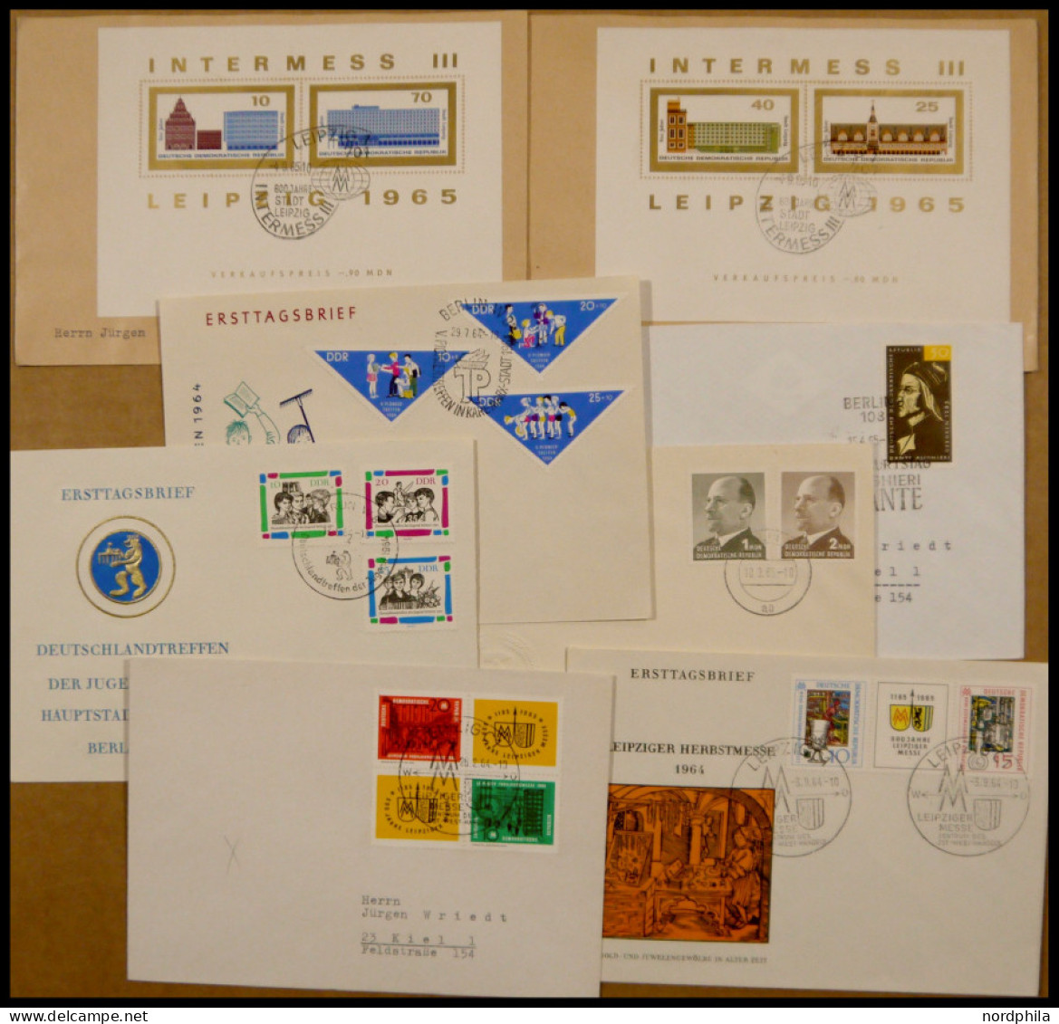 LOTS 1964/5, 8 Verschiedene FDC, Meist Pracht - Andere & Zonder Classificatie