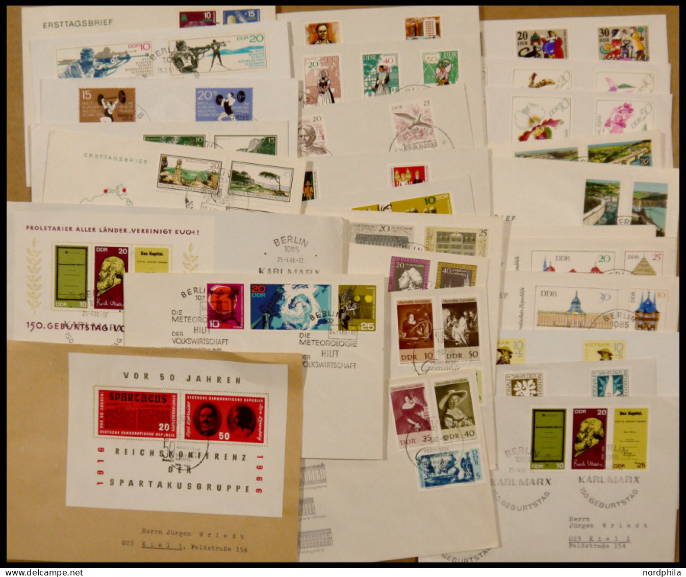 LOTS Aus 1966-68, 29 Verschiedene FDC, Feinst/Pracht - Other & Unclassified