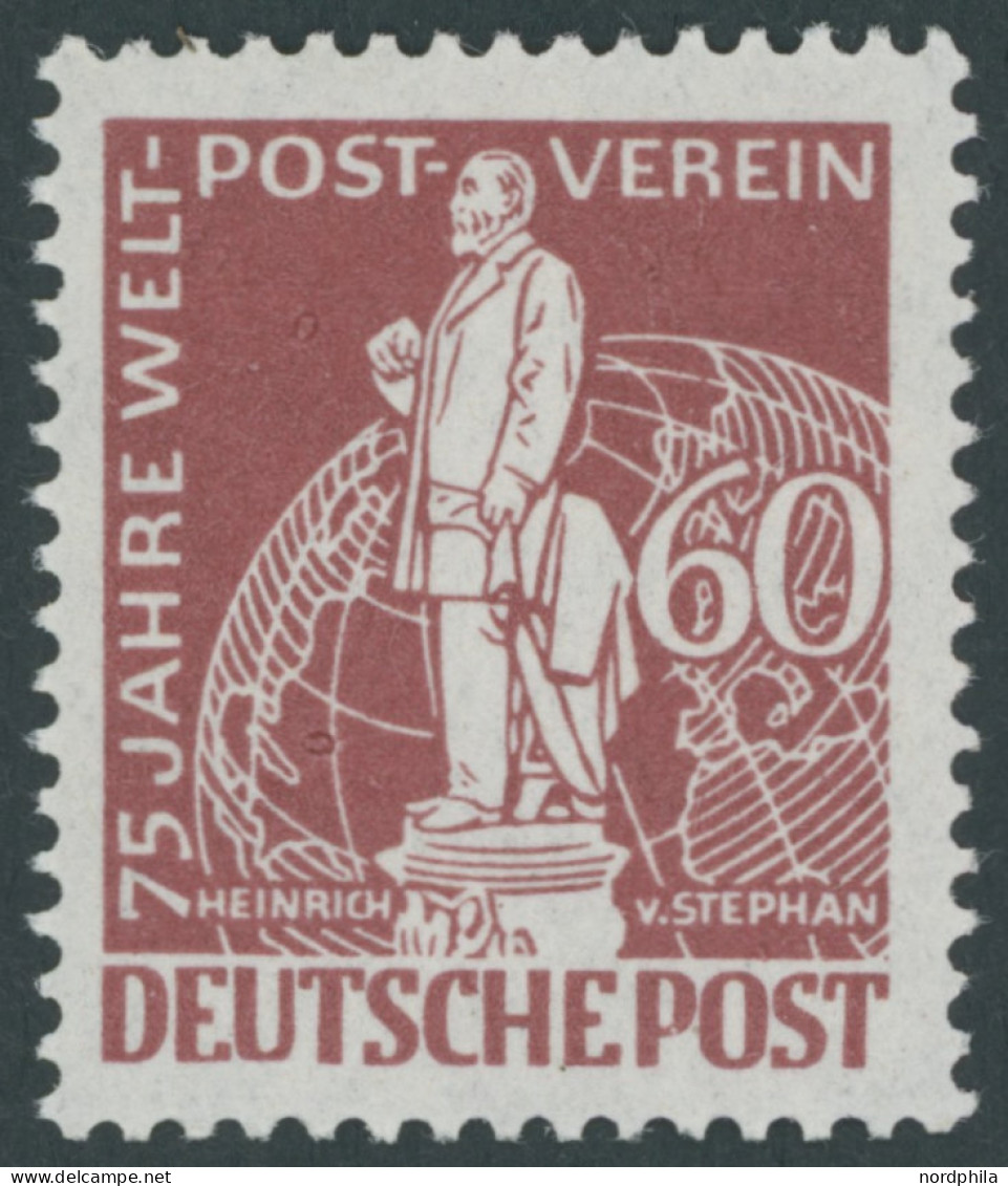 BERLIN 39I , 1949, 60 Pf. Stephan Mit Abart UT In Deutsche Unten Beschnitten, Pracht, Mi. 400.- - Oblitérés