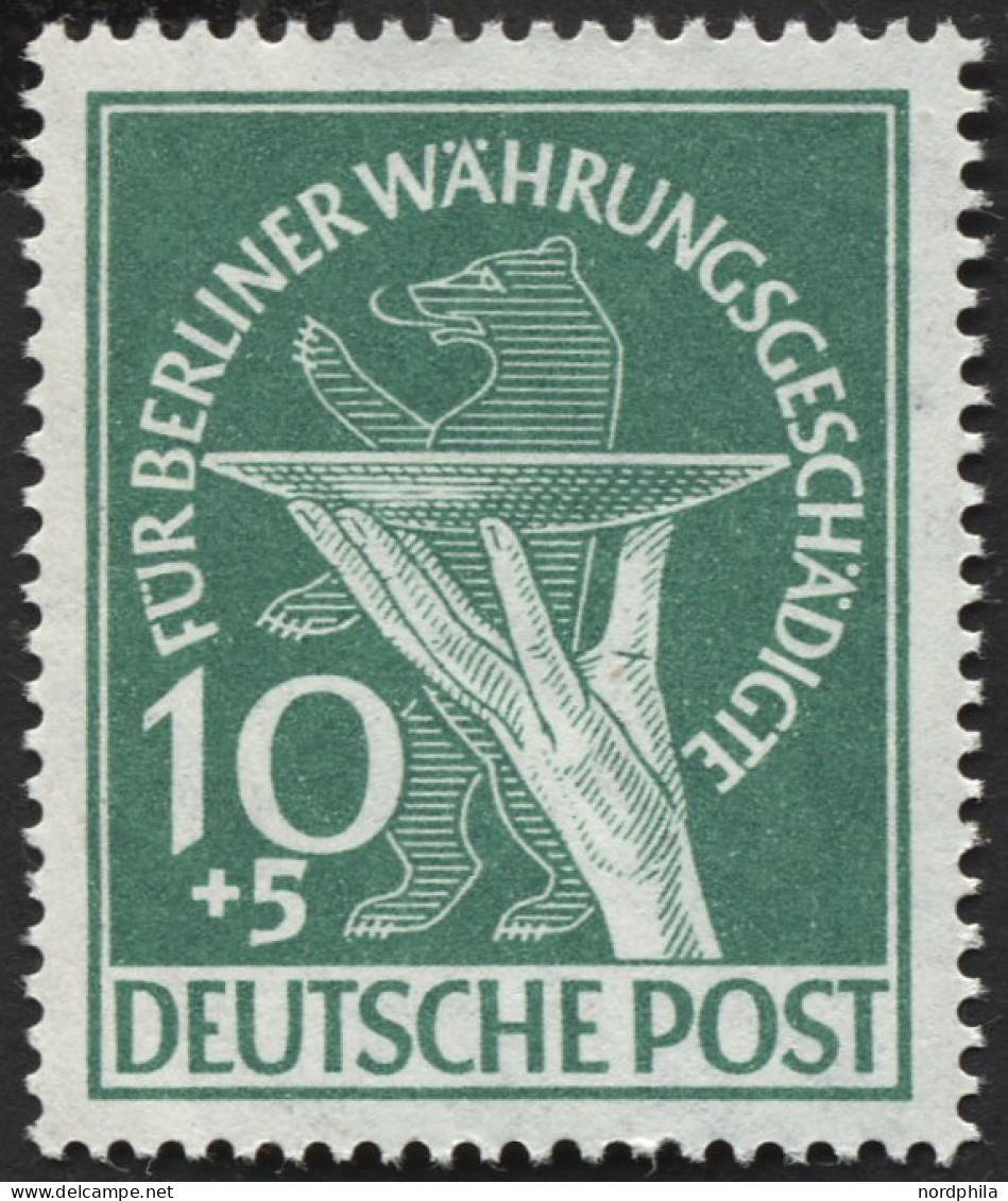 BERLIN 68 , 1949, 10 Pf. Währungsgeschädigte, Pracht, Mi. 100.- - Nuovi