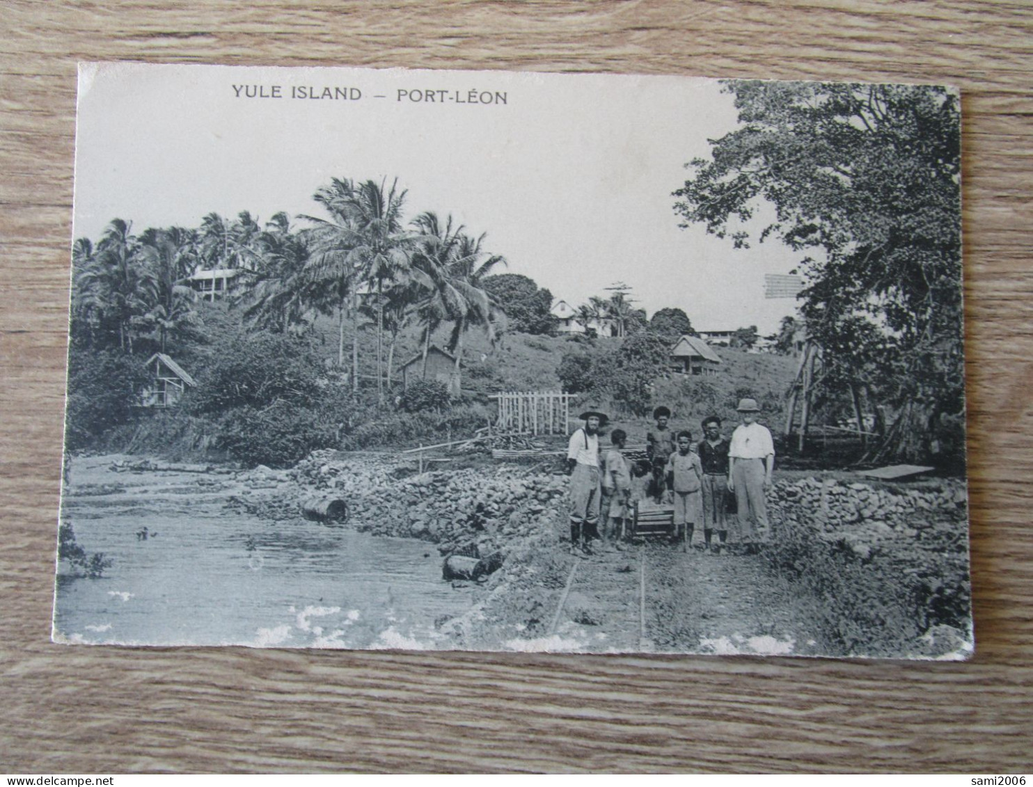 PAPOUASIE NOUVELLE GUINEE YULE ISLAND PORT LEON COLONS ENFANTS - Papouasie-Nouvelle-Guinée