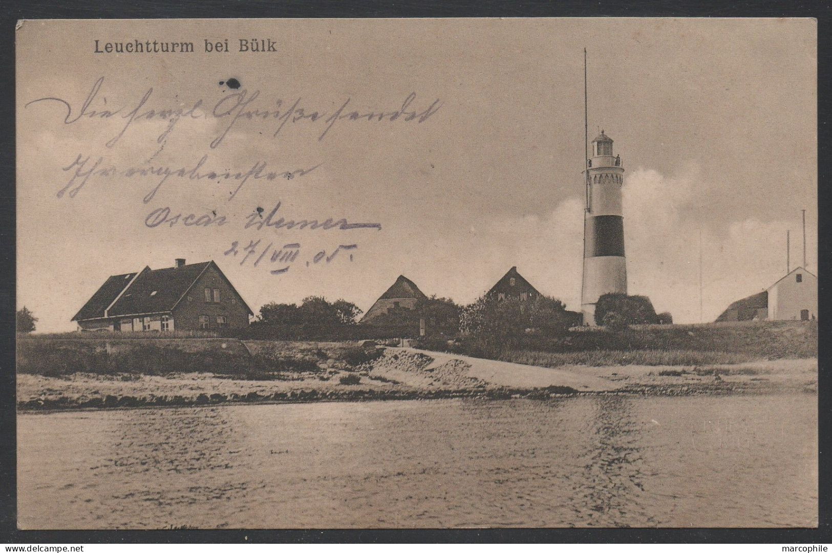 LEUCHTTURM - PHARE - LIGHTHOUSE /1905 BÜLK AK GELAUFEN / 2 BILDER (ref CP1145) - Fari