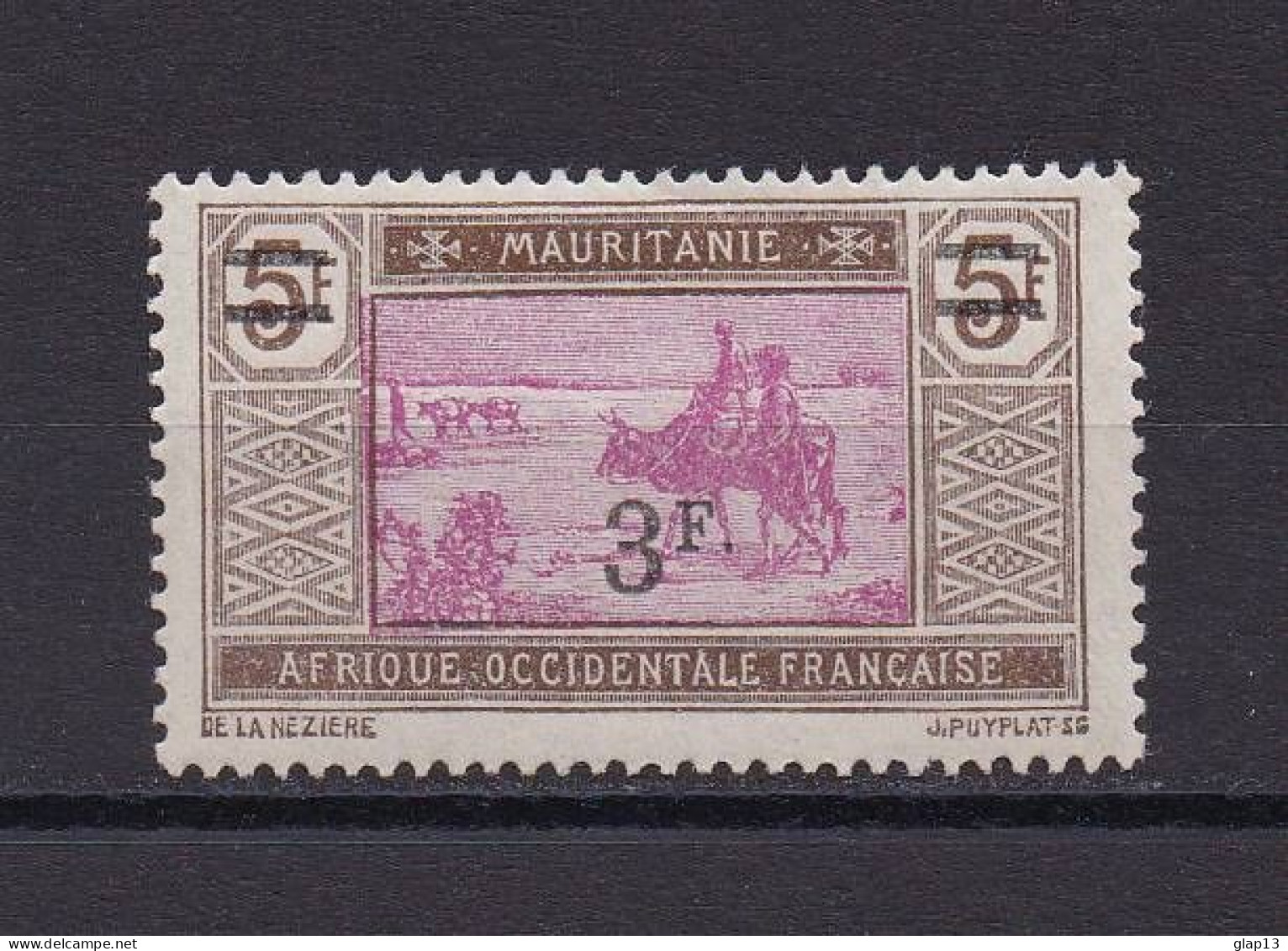 MAURITANIE 1924 TIMBRE N°54 NEUF AVEC CHARNIERE - Ungebraucht