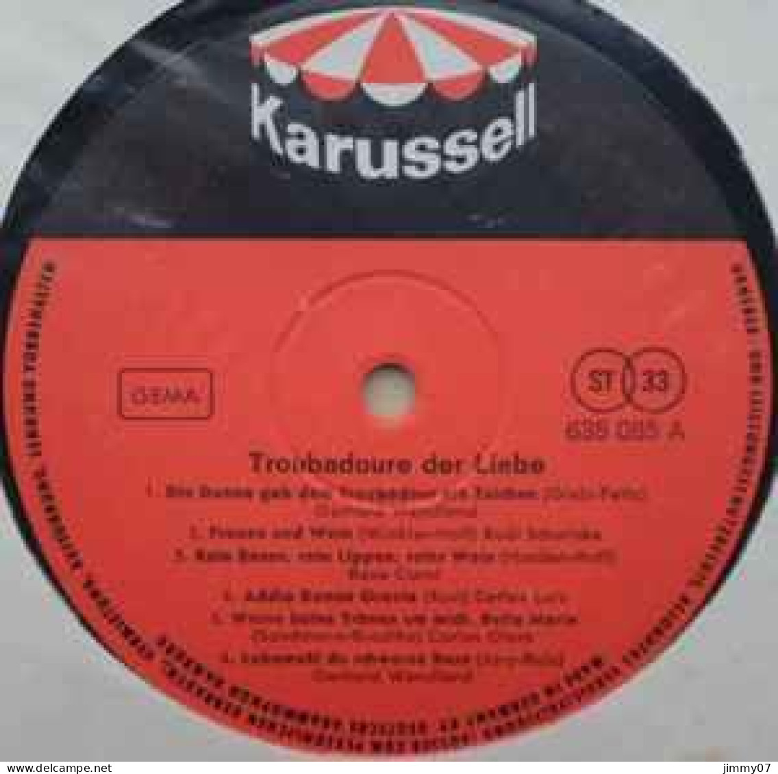 Various - Troubadoure Der Liebe (LP, Comp) - Disco & Pop