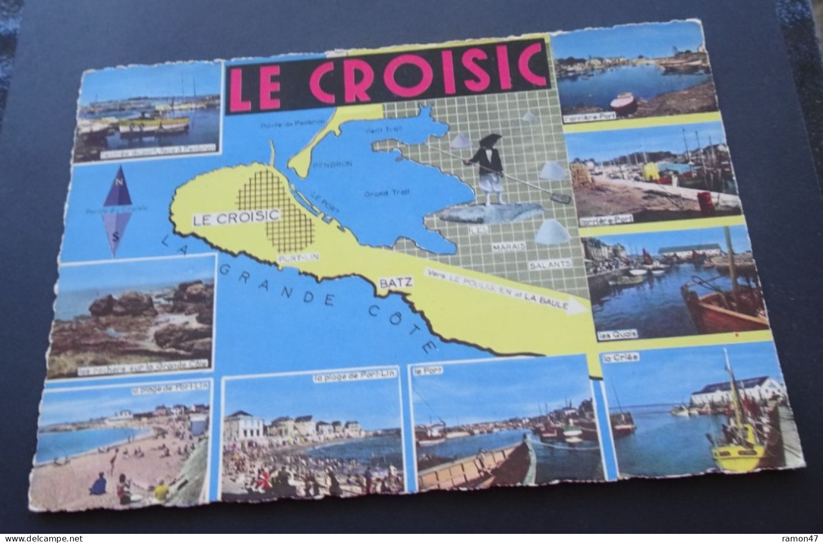 Le Croisic - Les Sites Merveilleux De La Pointe Du Croisic - Edition D'Art Jack, Louannec - Carte Geografiche