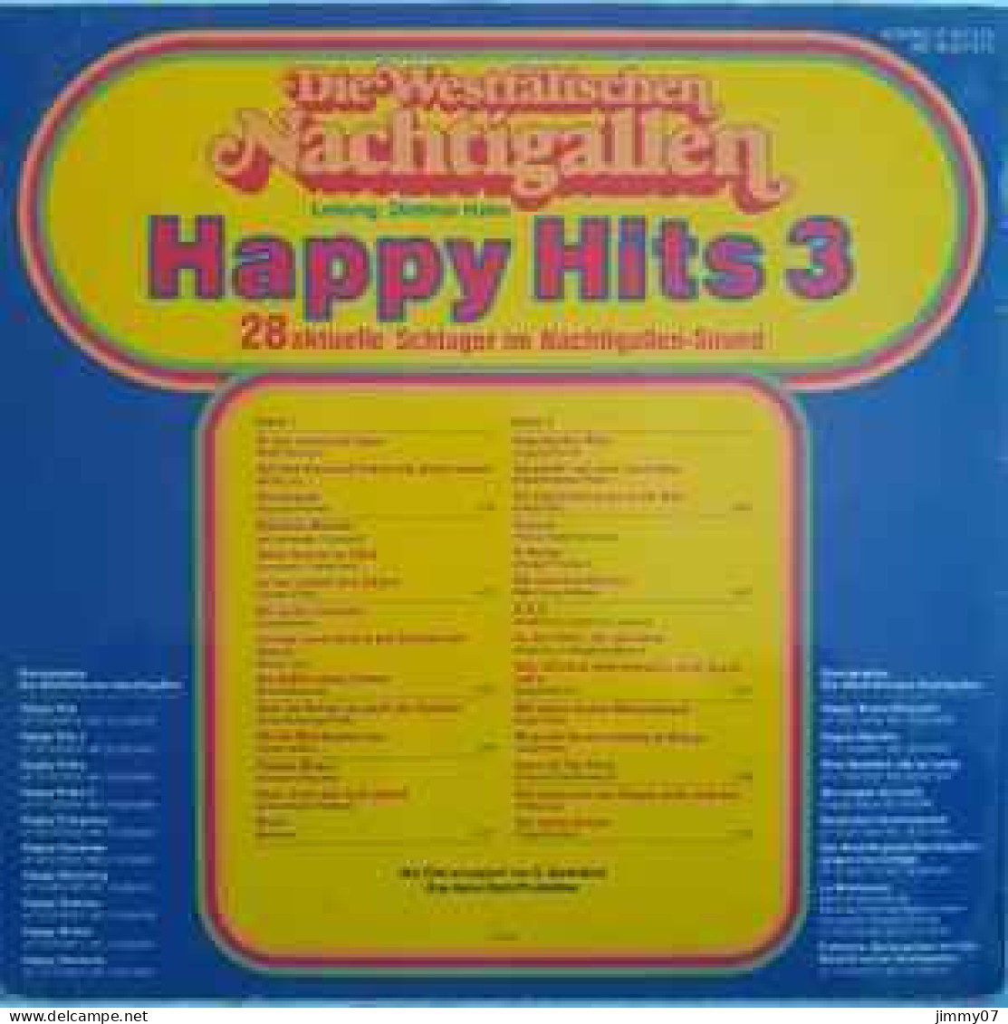 Die Westfälischen Nachtigallen - Happy Hits 3 (28 Aktuelle Schlager Im Nachtigallen-Sound) (LP, Album, Club) - Disco & Pop