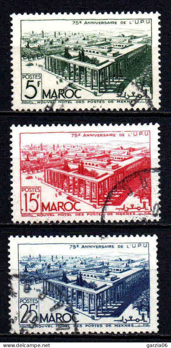 Maroc - 1949 - UPU  - N° 285 à 287  - Oblit - Used - Used Stamps