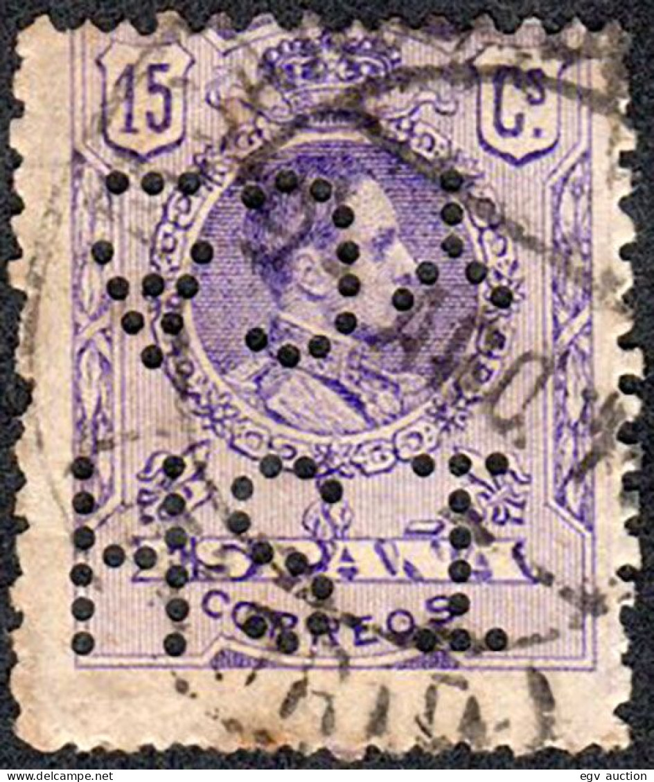 Madrid - Perforado - Edi O 270 - "ISH Y Cª" (I. Salcedo Hijo) - Used Stamps