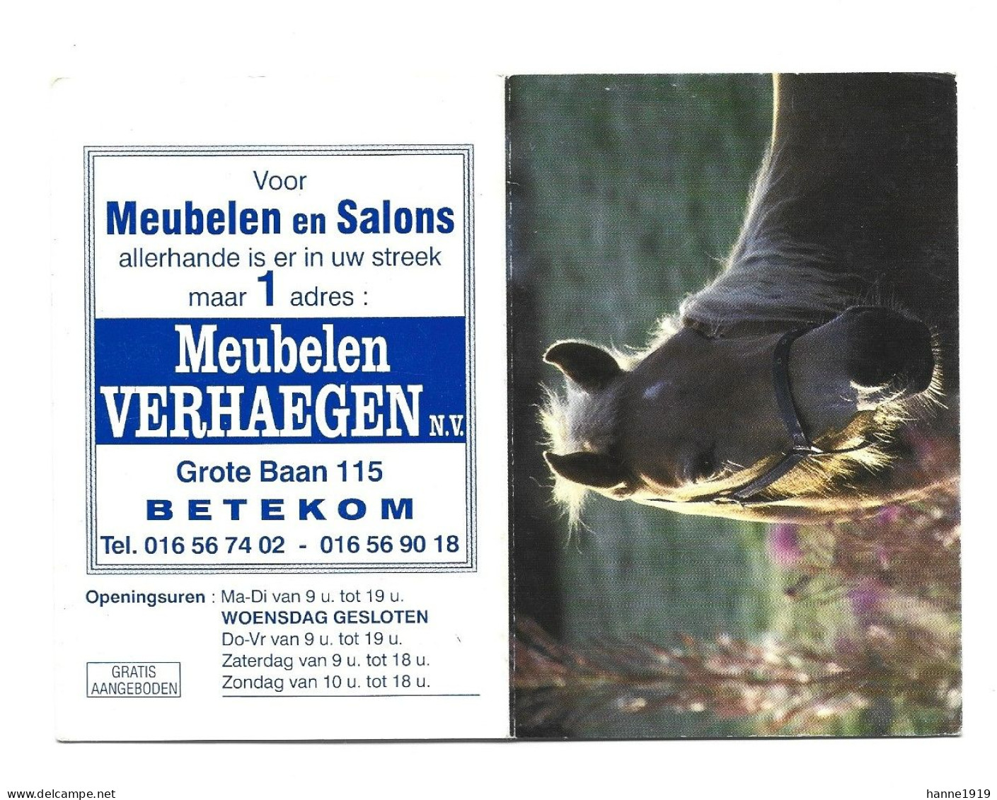 Betekom Grote Baan Meubelen Verhaegen Kalender 2006 Calendrier Htje - Petit Format : 2001-...