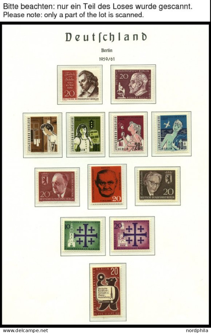 SAMMLUNGEN , 1960-90, Postfrische Komplette Sammlung Mit Einem Satz Automatenmarken Im Leuchtturm Falzlosalbum, Wohl All - Collezioni