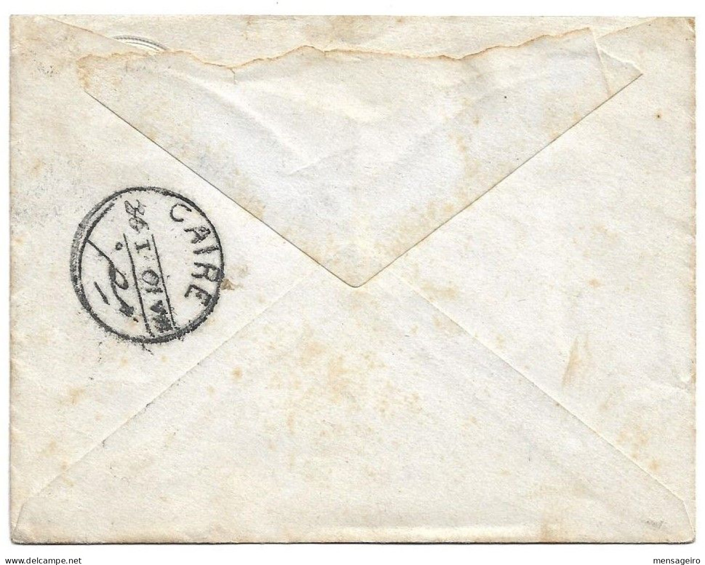 (C04) 1P. STATIONERY COVER - POST OFFICE / CAIRO/ COOKS TOURISM SERVICE => SYRIA 1901 - 1866-1914 Khedivato De Egipto