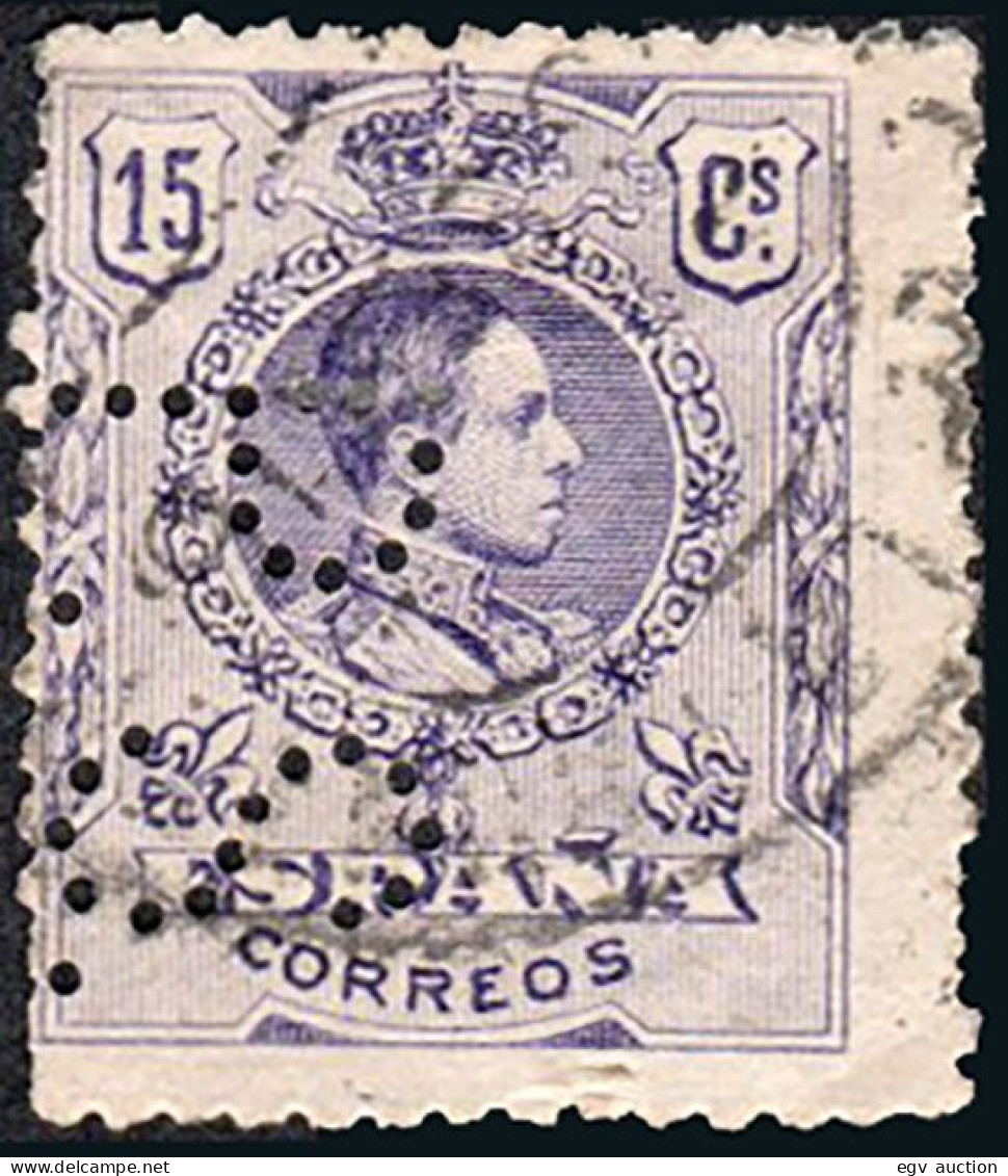 Madrid - Perforado - Edi O 270 - "P.S." (Patronato Social Buena Lectura) - Used Stamps