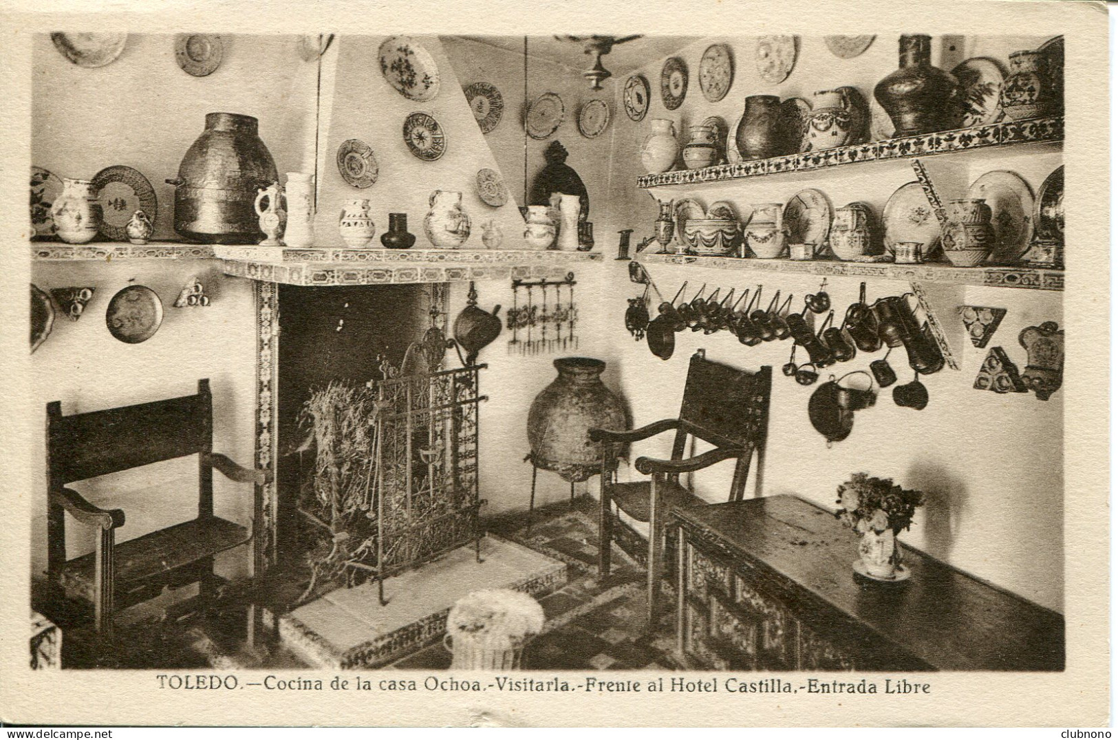 CPA -  TOLEDO - COCINA DE LA CASE OCHOA - Toledo