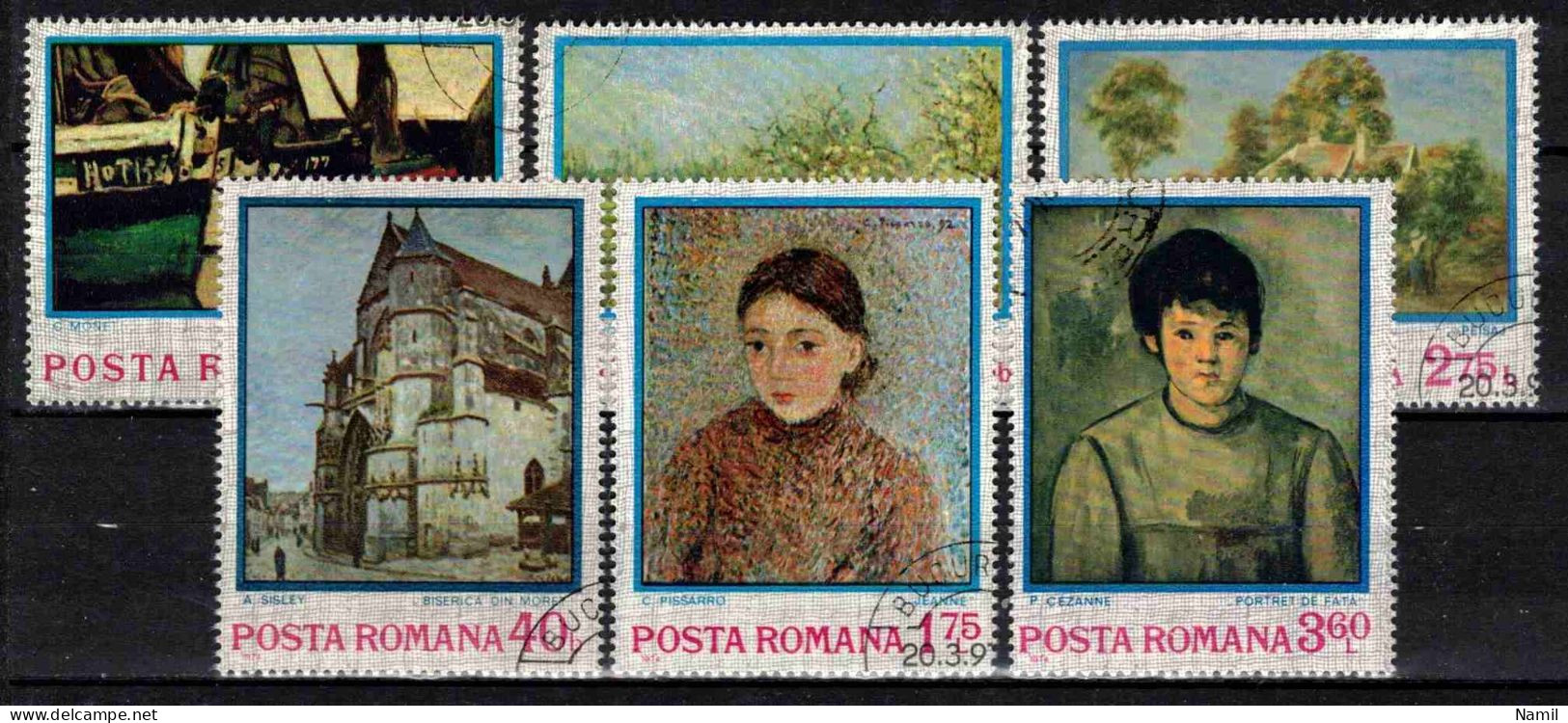 Roumanie 1974 Mi 3175-80 (Yv 2822-7), Obliteré - Used Stamps