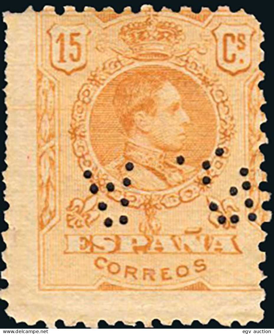 Madrid - Perforado - Edi (*) 271 - "B.A." 1 Punto Y Separada Las Letras - Used Stamps