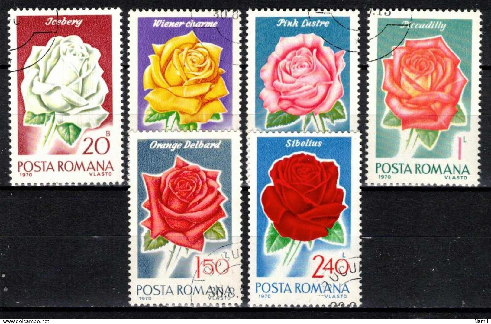 Roumanie 1970 Mi 2868-73 (Yv 2553-8), Obliteré - Gebruikt