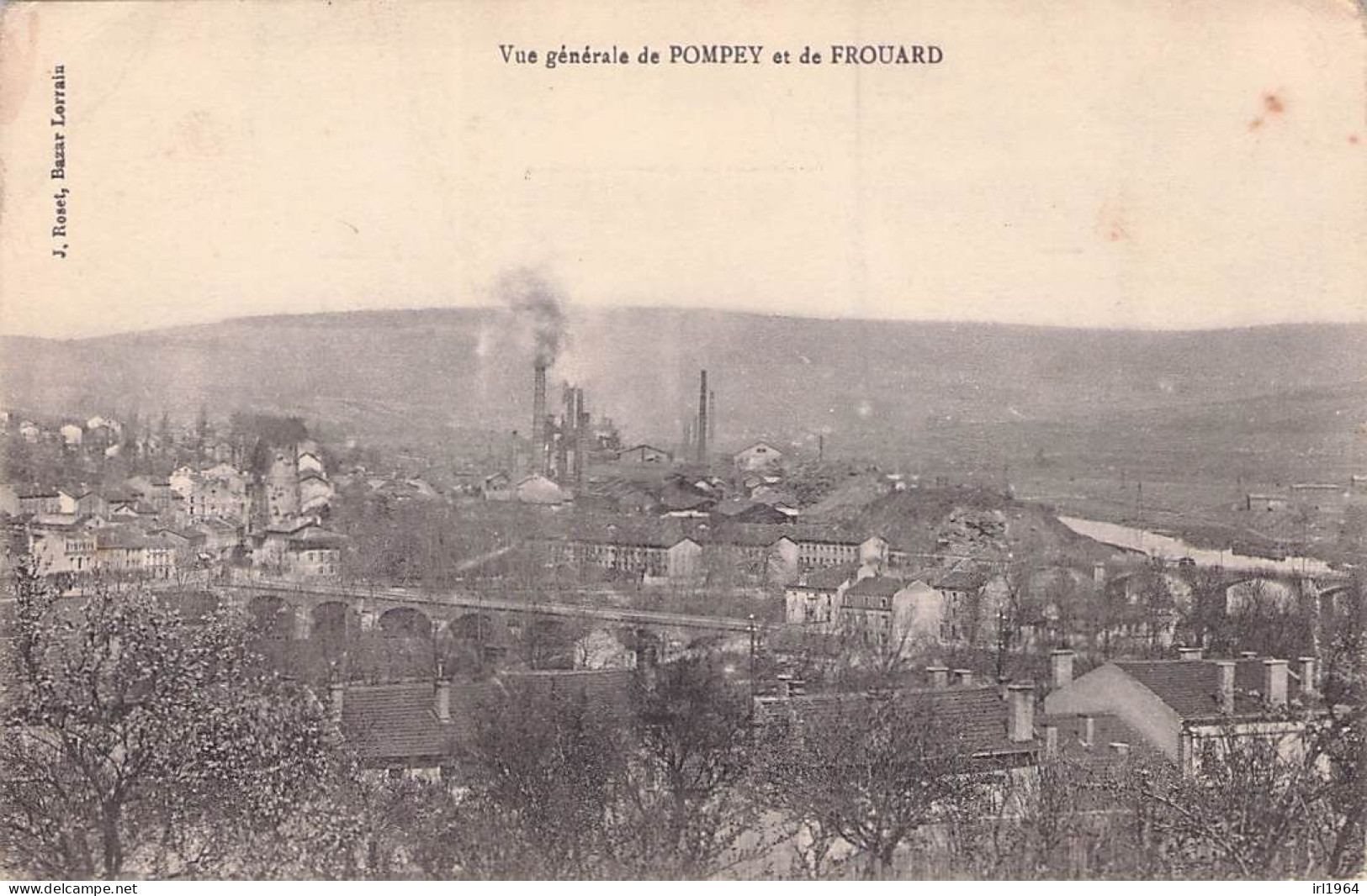 POMPEY ET FROUARD VUE GENERALE 1916 - Frouard