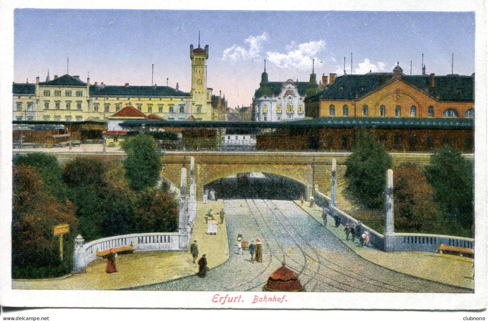 CPA - ERFURT - BAHNOF - Erfurt