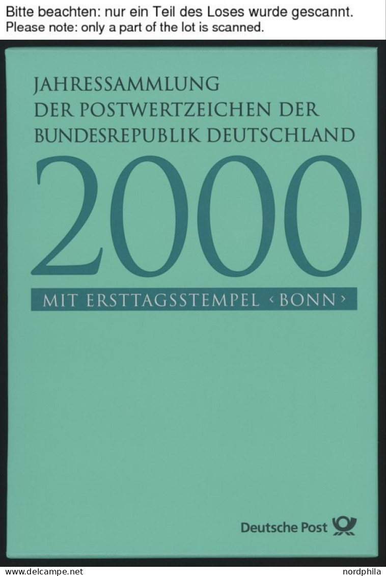 JAHRESSAMMLUNGEN Js 1-8 BrfStk, 1993-2001, 9 Verschiedene Jahressammlungen, Pracht, Mi. 1300.- - Other & Unclassified