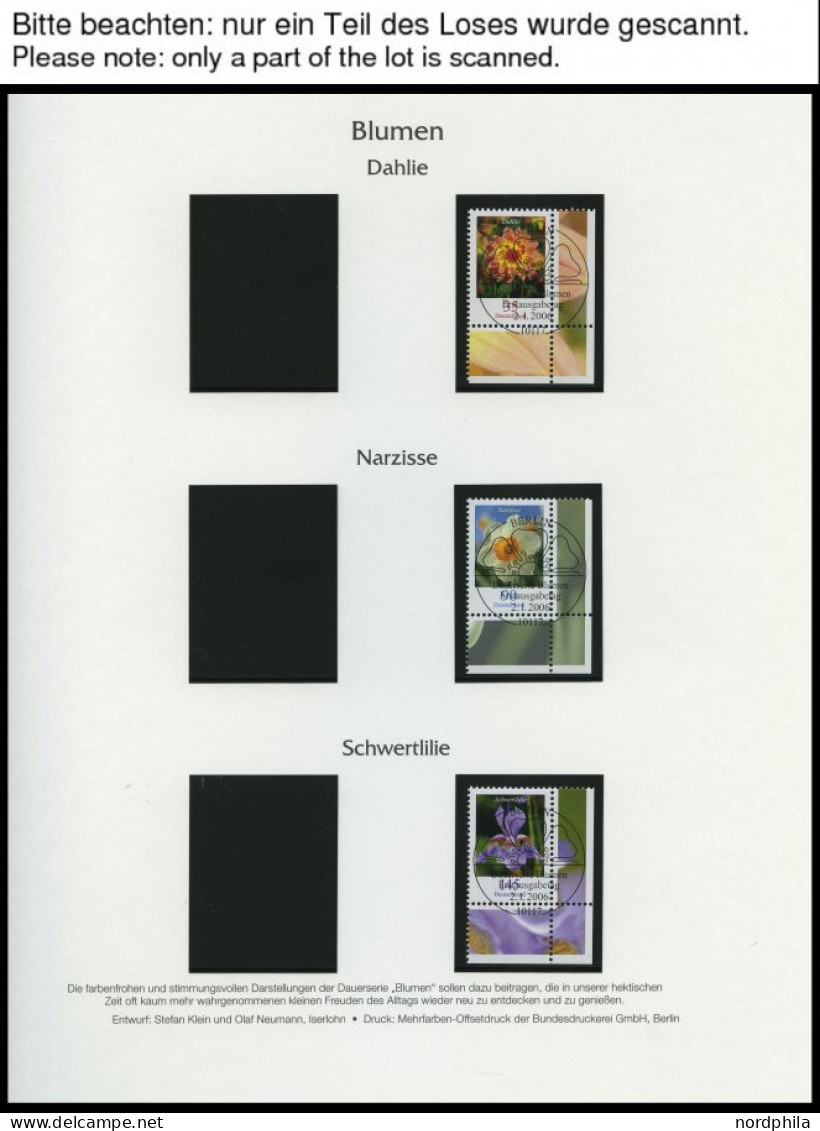JAHRGÄNGE 2505-2577 O, 2006, Kompletter Jahrgang, Ohne Selbstklebende Marken, Jeweils Aus Der Rechten Unteren Bogenecke, - Used Stamps