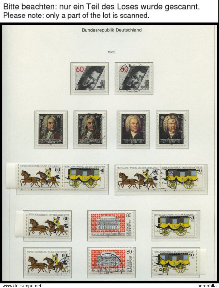 SAMMLUNGEN , O, Sammlung Bundesrepublik Von 1977-2000, Wohl Komplett Doppelt Gesammelt In 4 KA-BE Bi-collect Falzlosalbe - Other & Unclassified