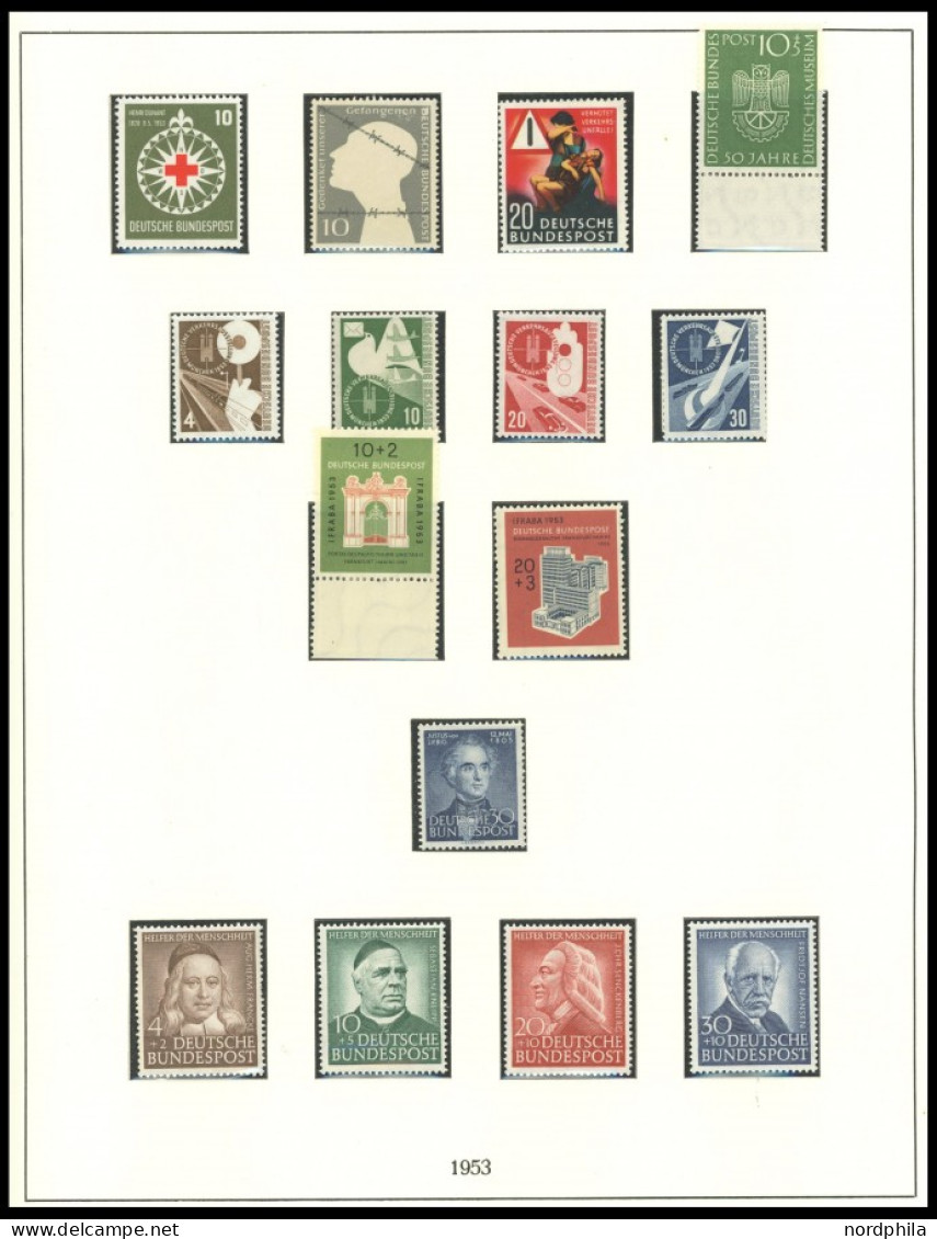 SAMMLUNGEN , , 1949-70, Komplette Ungebrauchte Sammlung Im Lindner Falzlosalbum, Pracht - Other & Unclassified