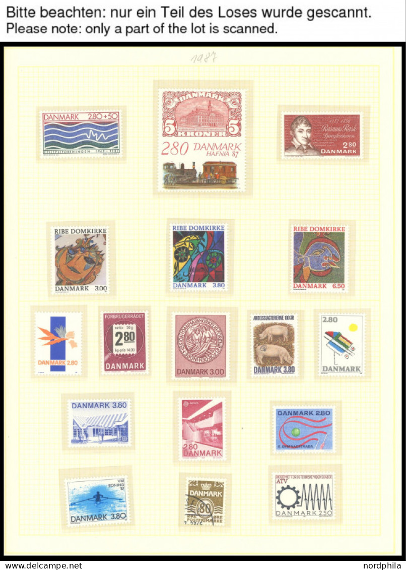 SAMMLUNGEN, LOTS 767-1233 , 1983-1999, Postfrisch Komplett Auf Seiten, Dazu MH 42-44, Pracht - Collections