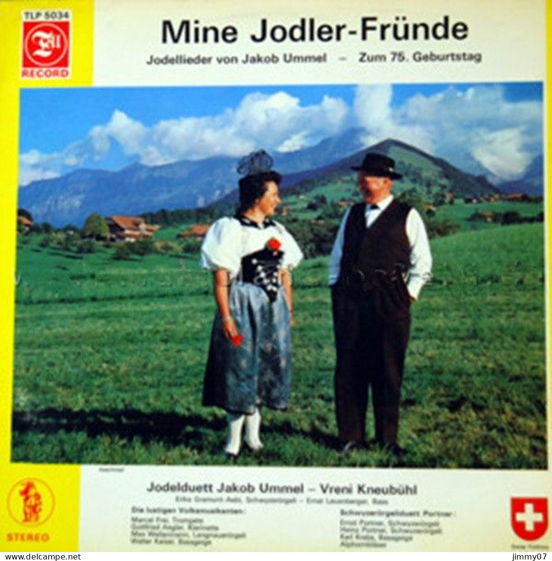 Jodelduo Vreni Kneubühl-Jakob Ummel - Mine Jodler-Fründe (LP) - Country & Folk