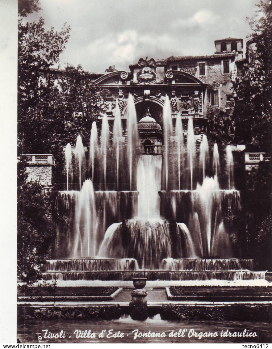 Tivoli(roma) - Villa D'este - Fontana Dell'organo Idraulico - Non Viaggiata - Tivoli