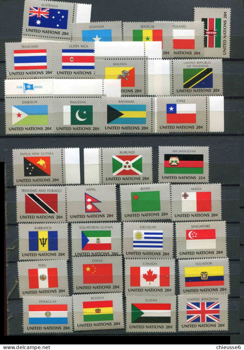 Nations Unis **  Lot De  Timbres - Other & Unclassified