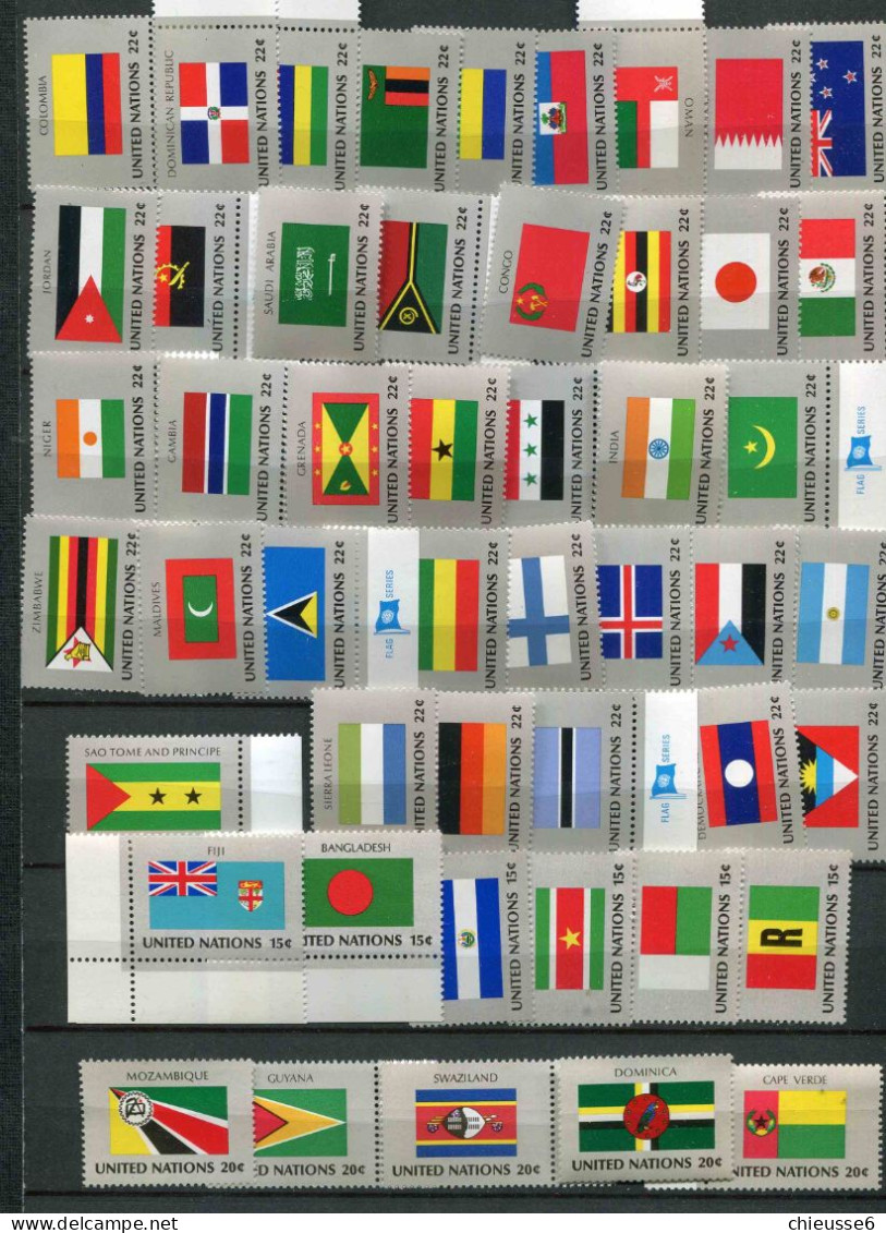 Nations Unis **  Lot De  Timbres - Other & Unclassified