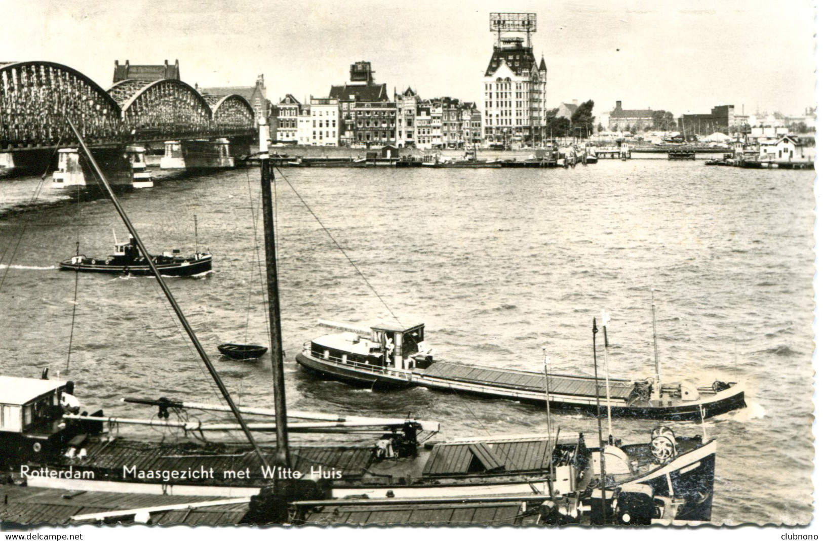 CPSM - ROTTERDAM - MAAZGEZICHT MET WITTE HUIS - Rotterdam