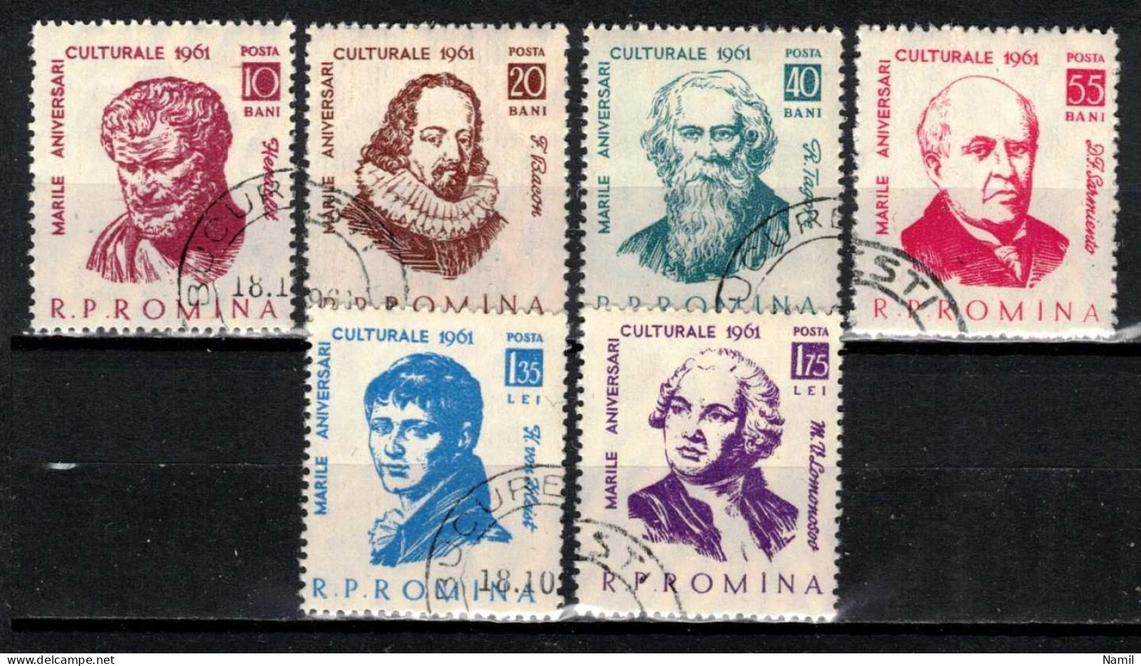 Roumanie 1961 Mi 2003-8 (Yv 1798-1803), Obliteré - Used Stamps